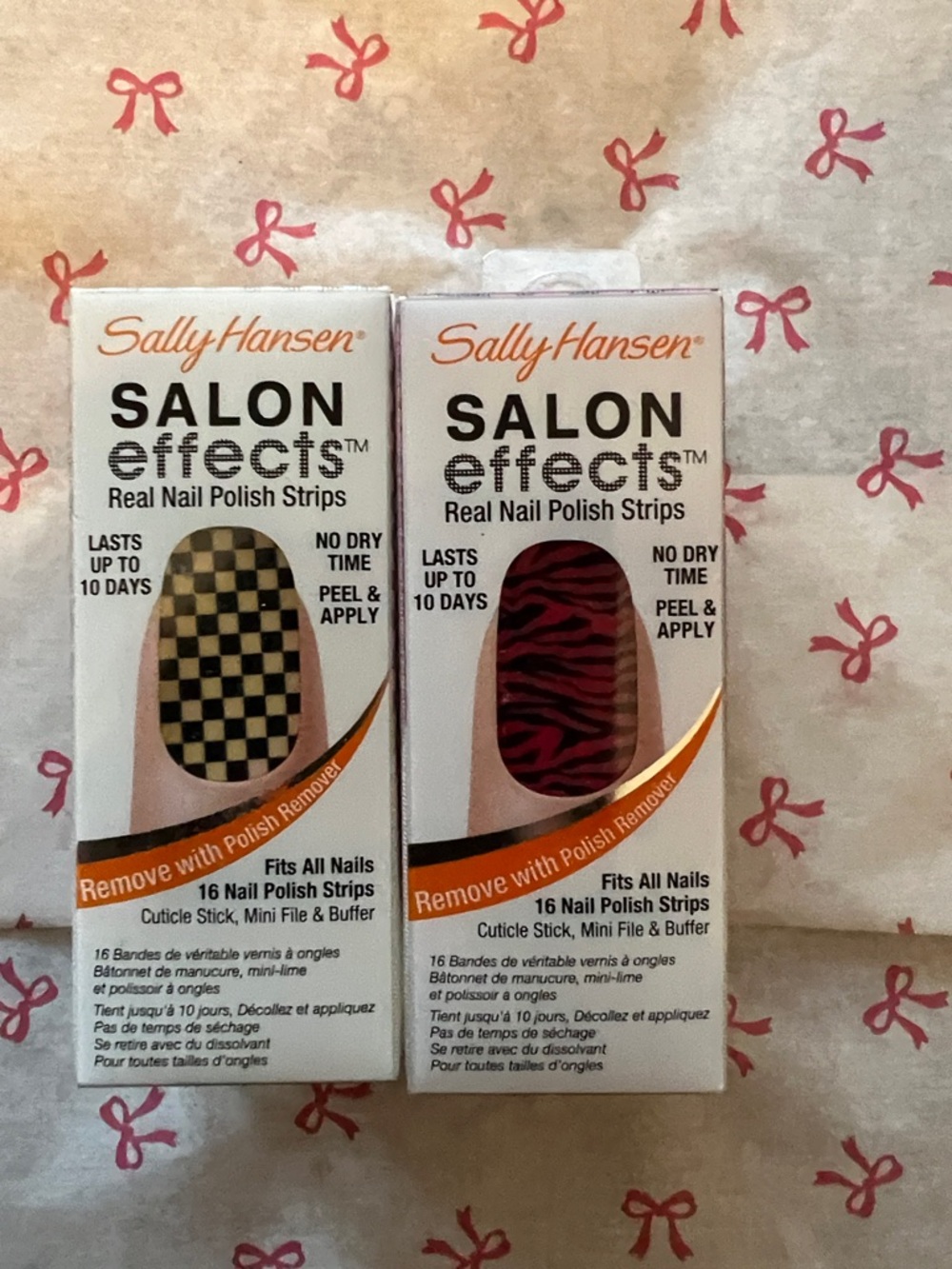 Sally Hansen Salon Effects Nail Polish Strips - Checkerboard & Zebra Prints